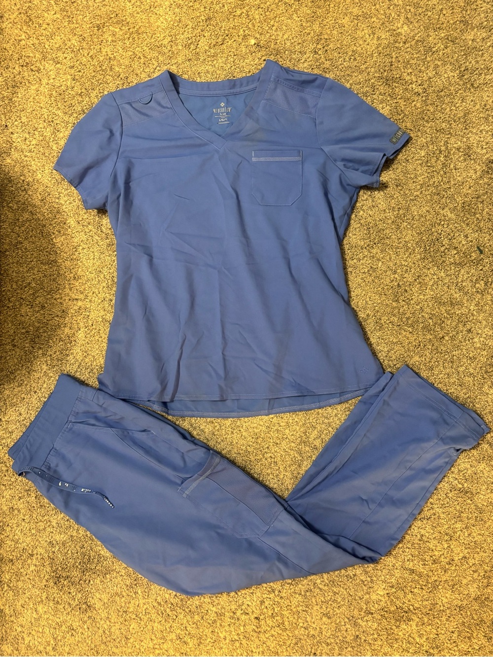 Two piece MedCouture Scrub Set M/L